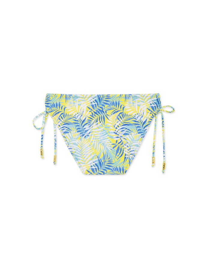 Printed Tie-Side Bikini Bottom