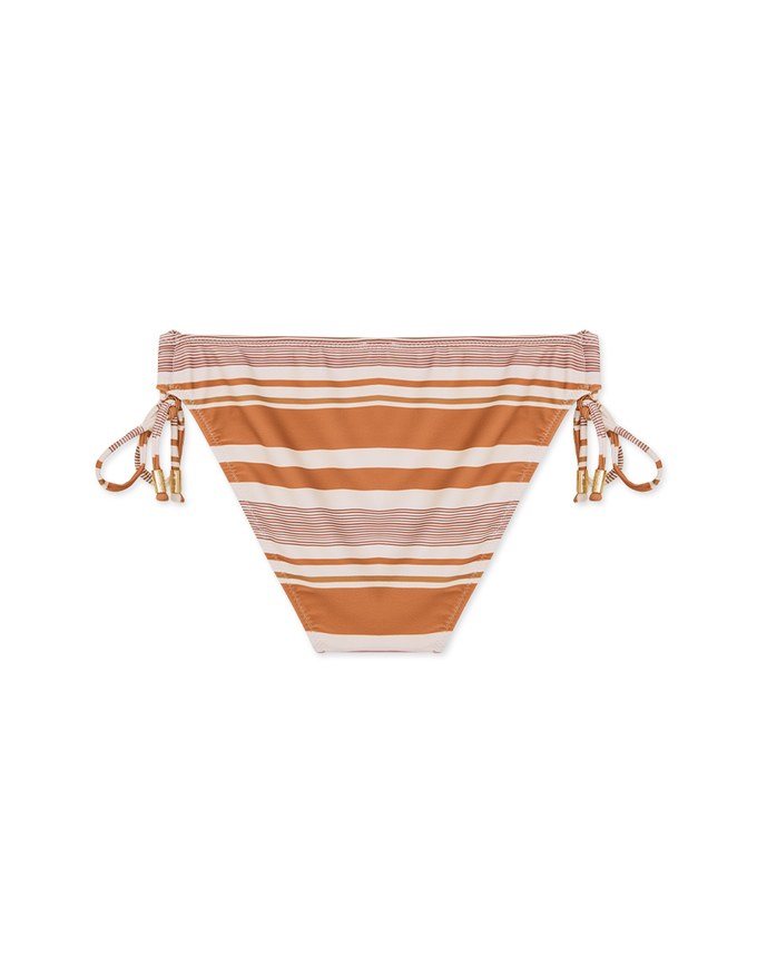 Printed Tie-Side Bikini Bottom