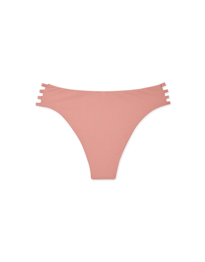 4-Strap High Leg Brazilian Bikini Bottom