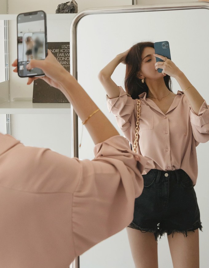 Unique Wrinkle-Free Blouse