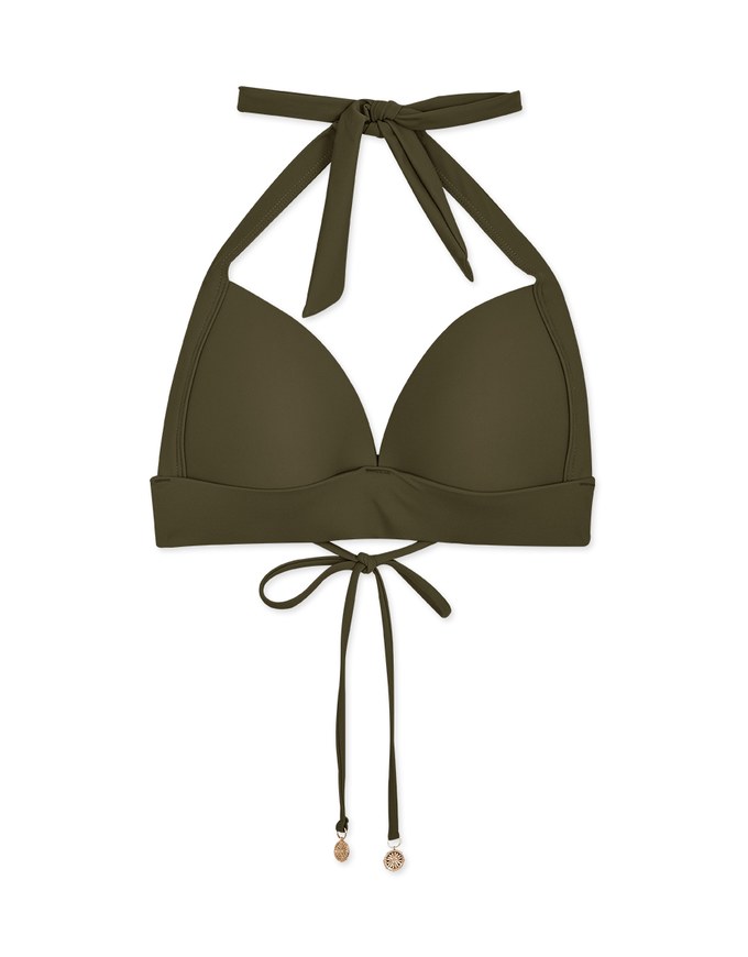 Ultra Coverage Widened Band Bikini Top (Thick Padded & Thick Straps) - AIR  SPACE