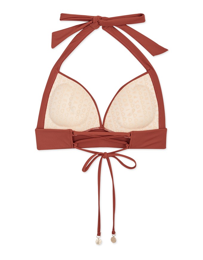 Ultra Coverage Widened Band Bikini Top (Thick Padded & Thick Straps)