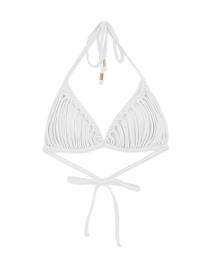 Plain Single Tie Strap Bikini Top (Lightly Padded) - AIR SPACE