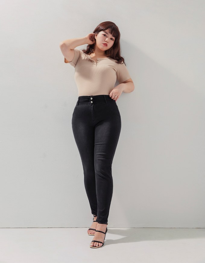 No Filter Shape-Up Slimming Skinny-Fit Denim Pants 2.0 (With Butt Padding)  - AIR SPACE