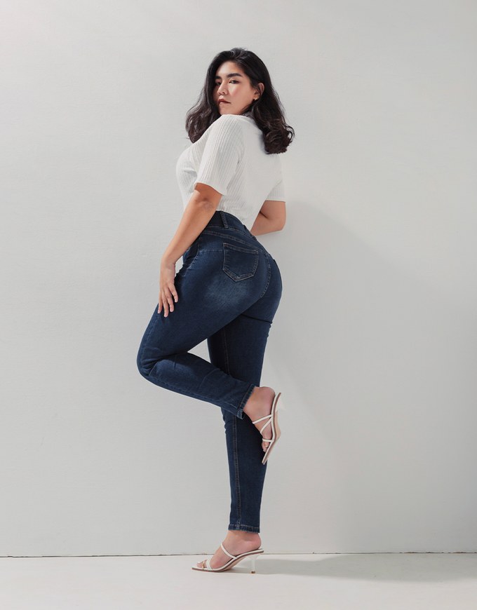 No Filter Shape-Up Slimming Skinny-Fit Denim Pants 2.0 (With Butt Padding)  - AIR SPACE