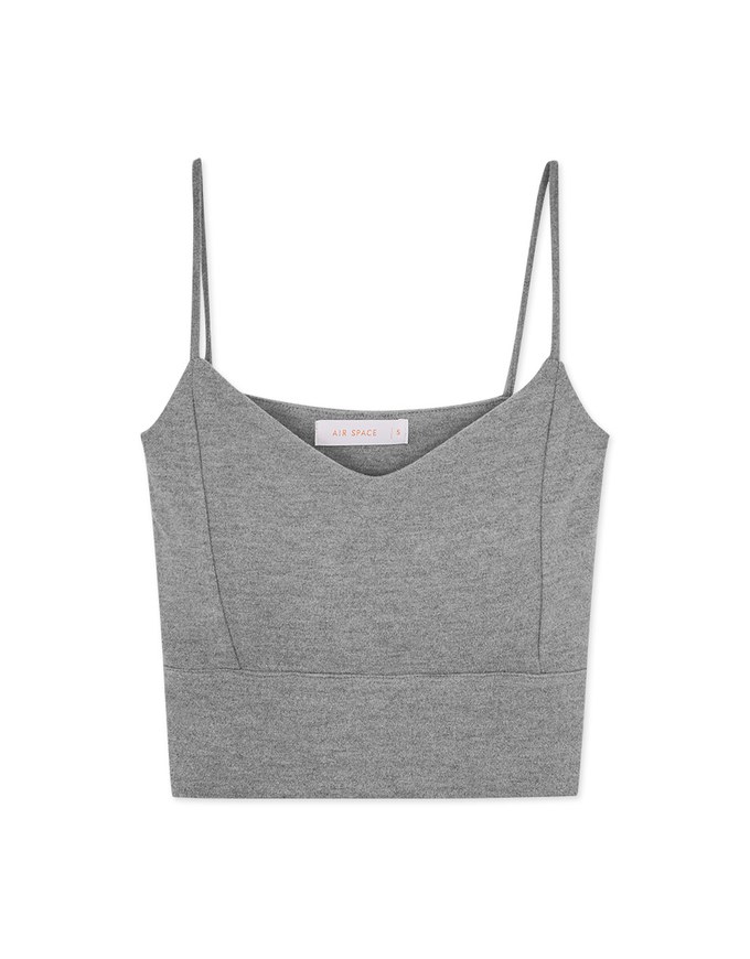 Beyond Basic Warm Up Heated Cami Crop Bra Top