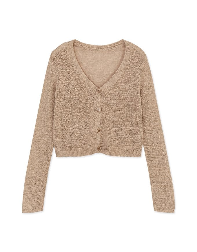 Light Buttoned Knitted Top