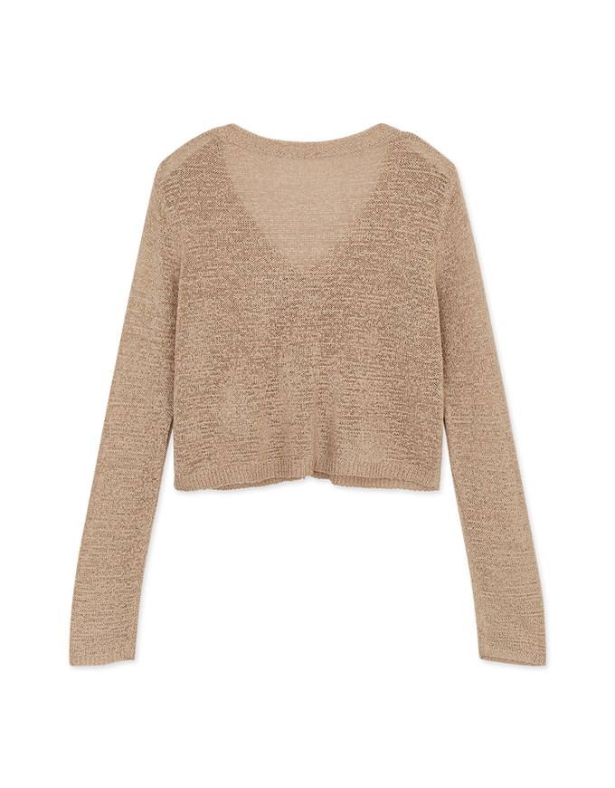 Light Buttoned Knitted Top