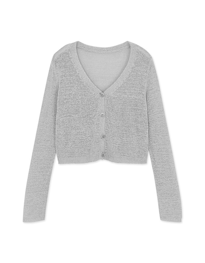 Light Buttoned Knitted Top