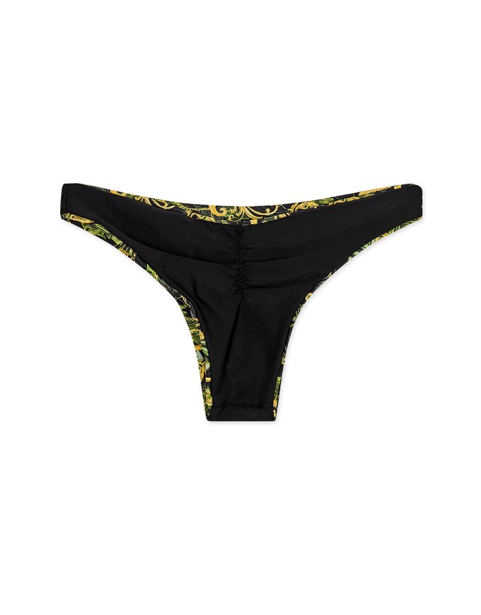 Buy Women'Secret Green Ruched-Back Wide Side Brazilian Panty 2024 Online