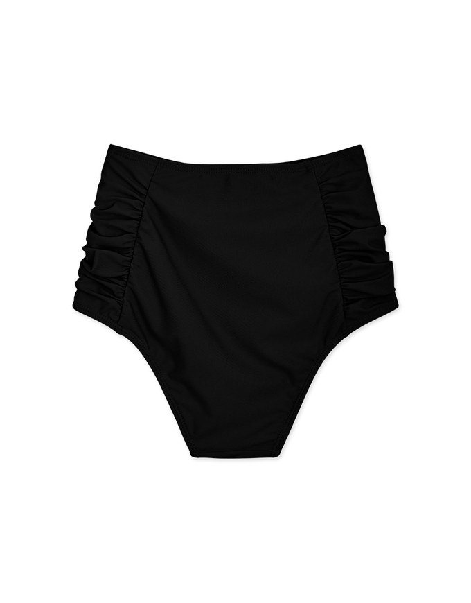 【TIFFANY】High Waist Side Gripper Bikini Bottom Trunck