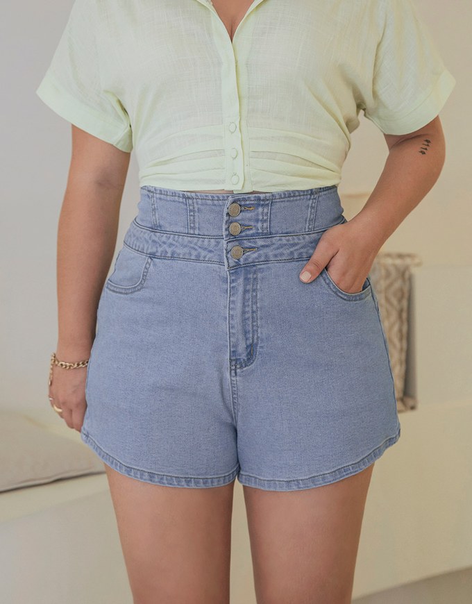 Breezy Cooling No Filter Shape-Up Slimming Denim Shorts