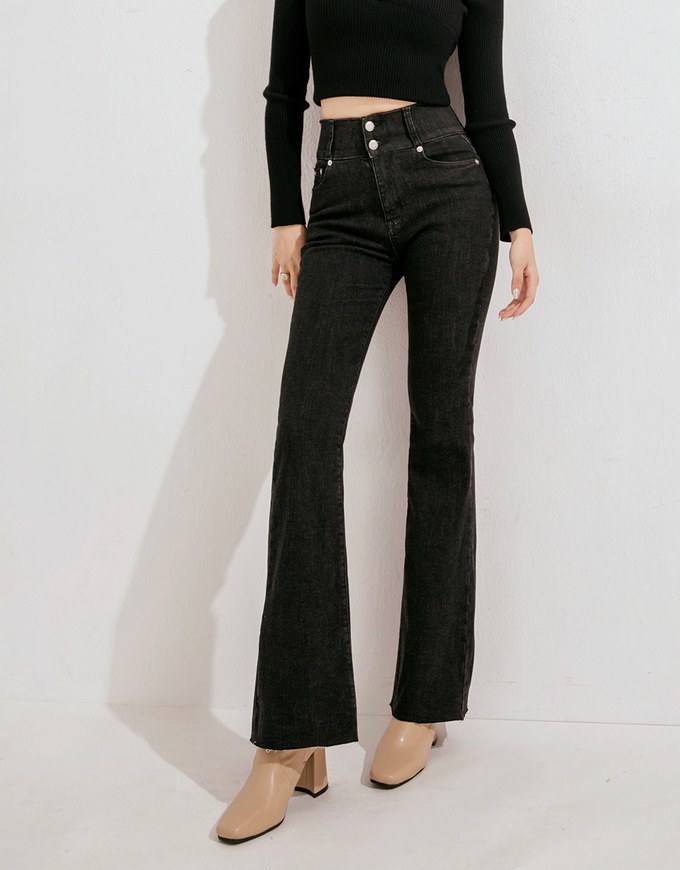 Warm Up No Filter Regular Height, Shape-Up Heating Flared Jeans