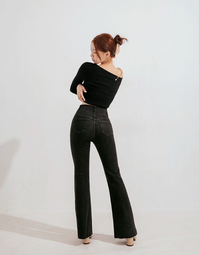 Warm Up No Filter Regular Height, Shape-Up Heating Flared Jeans