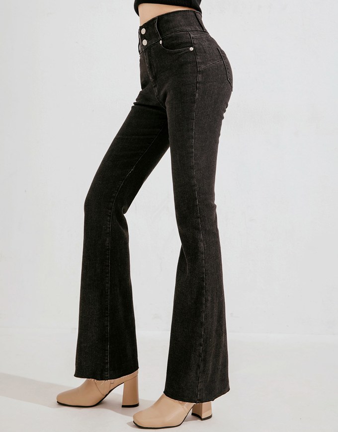 Warm Up No Filter Regular Height, Shape-Up Heating Flared Jeans