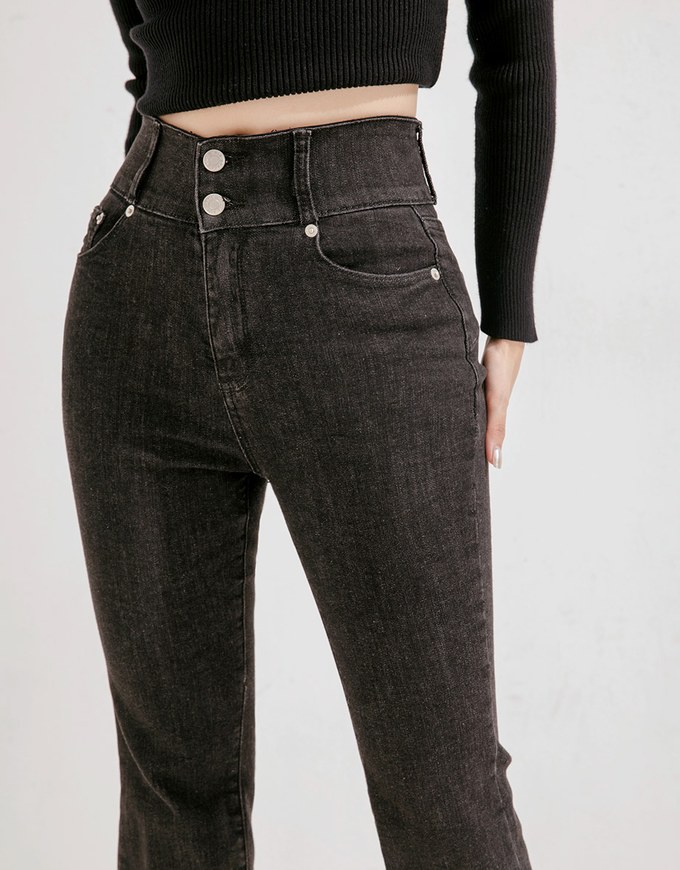 Warm Up No Filter Regular Height, Shape-Up Heating Flared Jeans