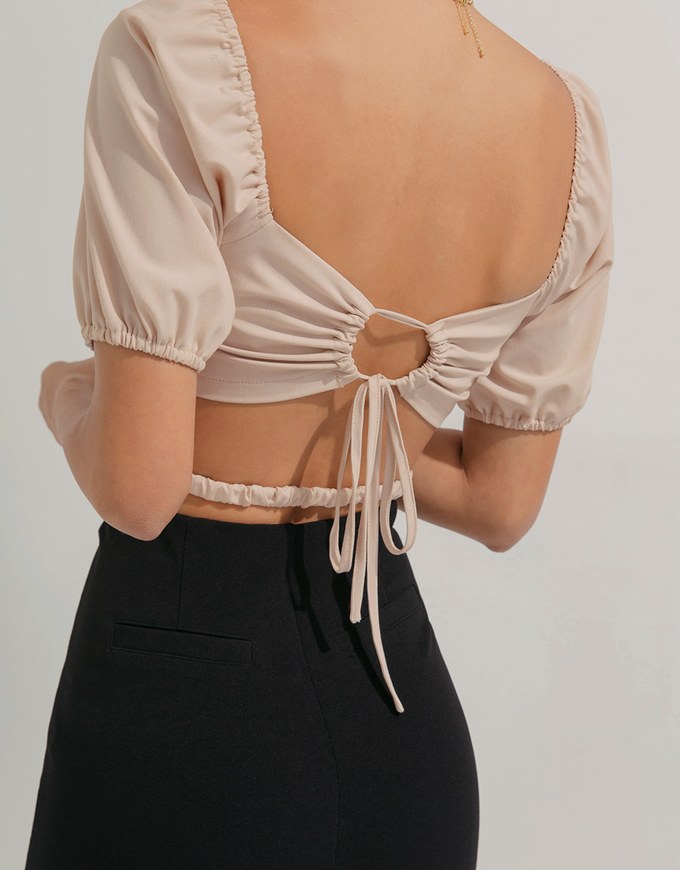 Strap Hollow Top (With Padding)