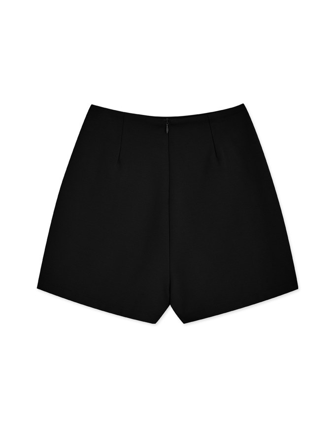 K-Pop Slimming Slit Petal Design Skort