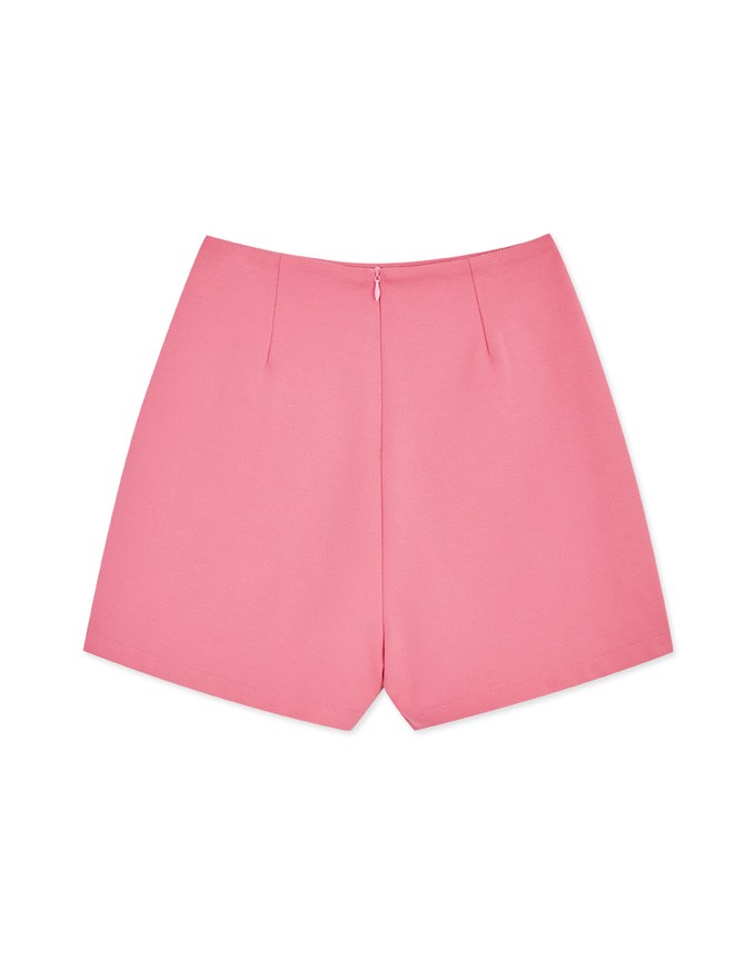 K-Pop Slimming Slit Petal Design Skort