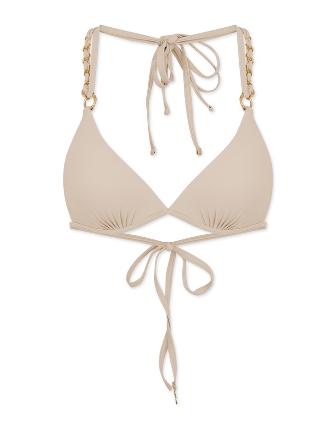 Gold Chain Strap Busty Bikini (Thick Padding) - AIR SPACE