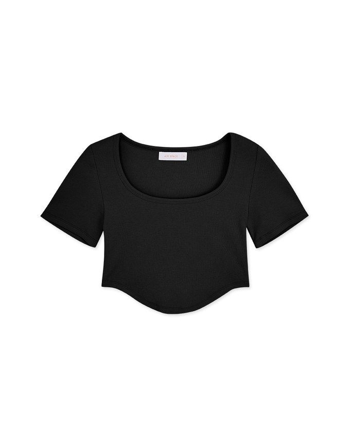 Round Neck Crop Top