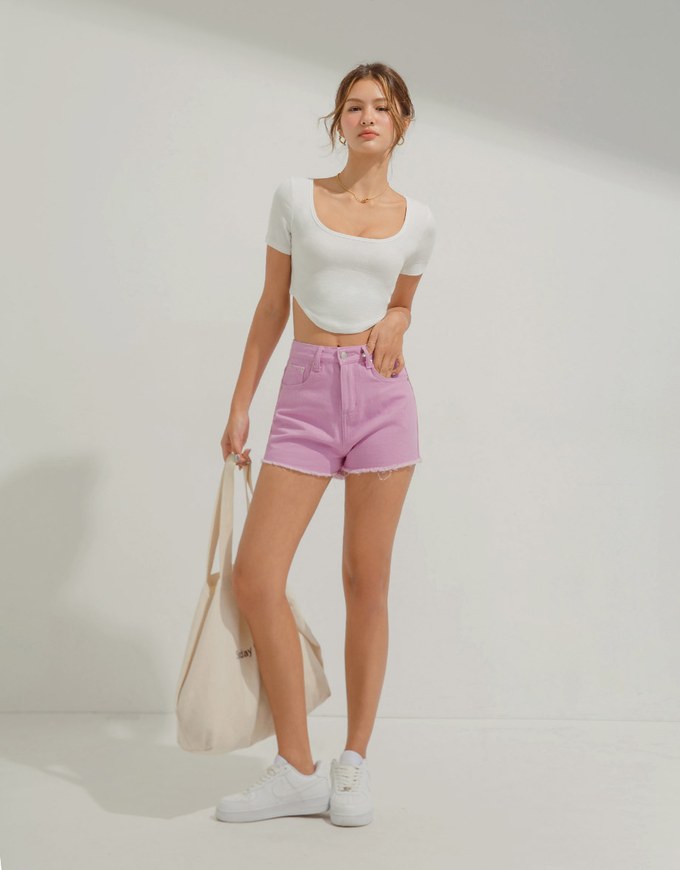 Round Neck Crop Top