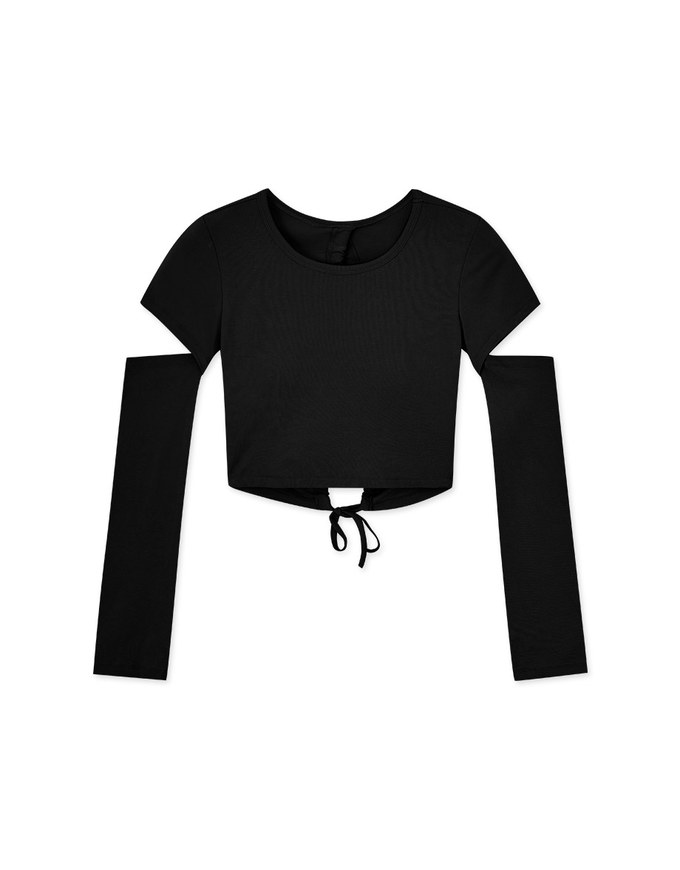 Y2K Two-Section Long Sleeved Top (With Padding) - AIR SPACE