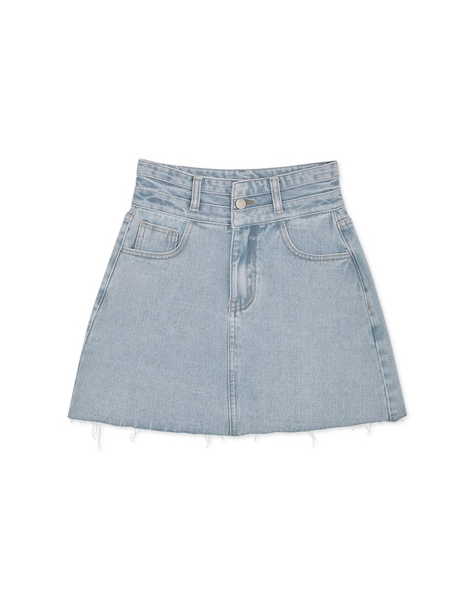 High WaistDenim Skirt