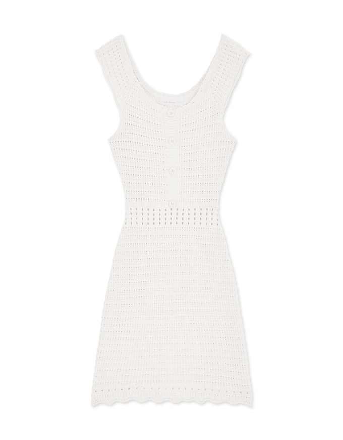 Hollow Knittight-Fitting Mini Dress