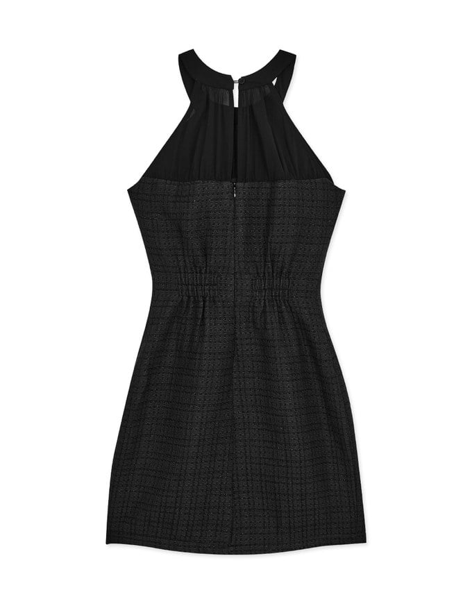 Translucent Short Shoulder Dress (With Padding)