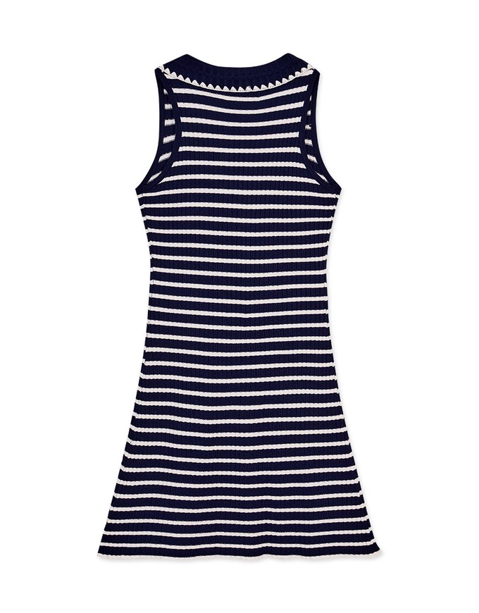 Striped knit Mini Dress