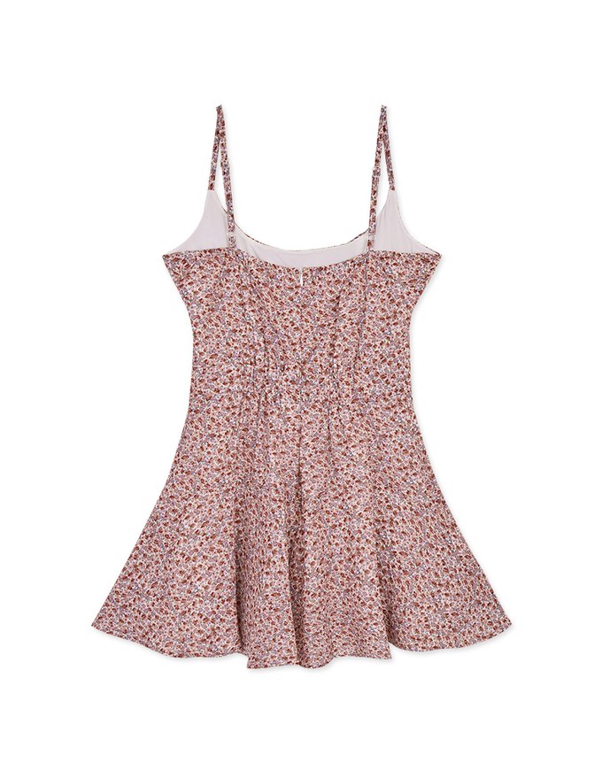 Thin Strap Floral Playsuit