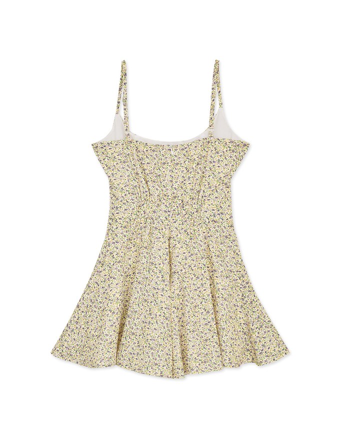 Thin Strap Floral Playsuit