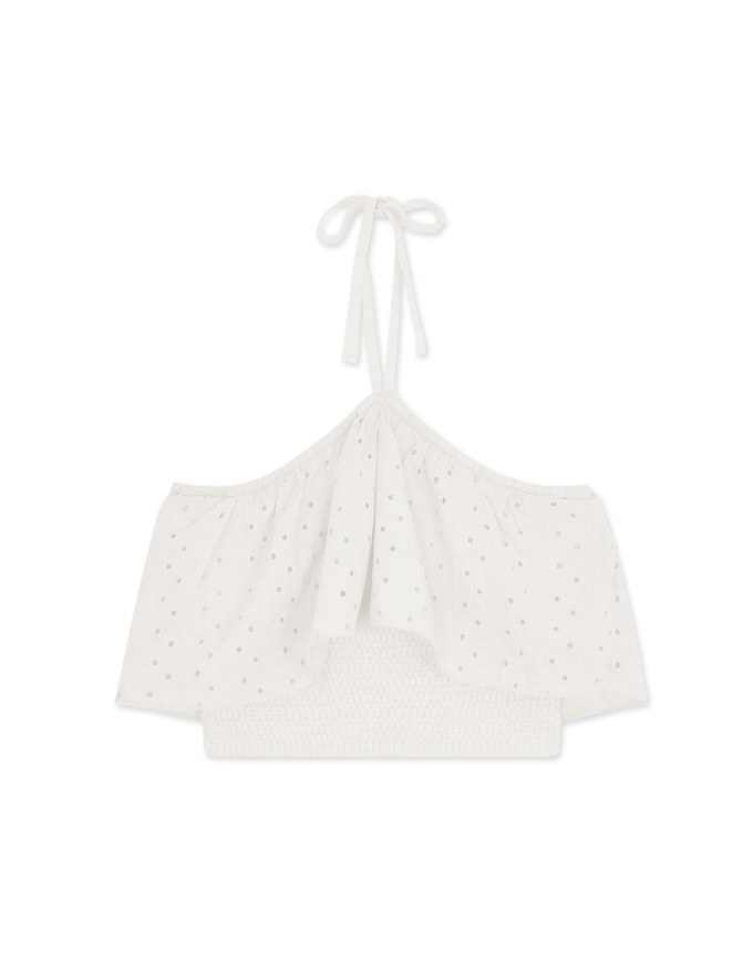 Broderie Anglaise Lace Tank Top