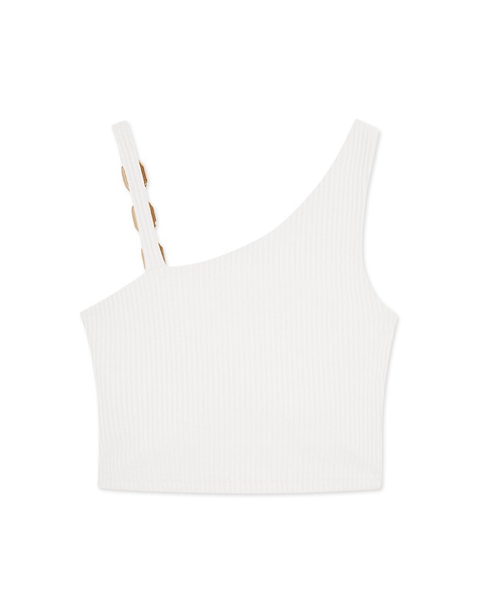 Gold Chain Shoulder Strap Vest (With Padding)