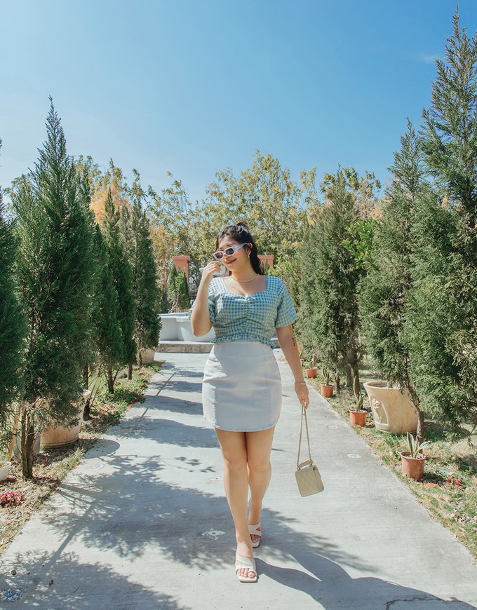 Perfect Waistline Comfort Denim Skirt