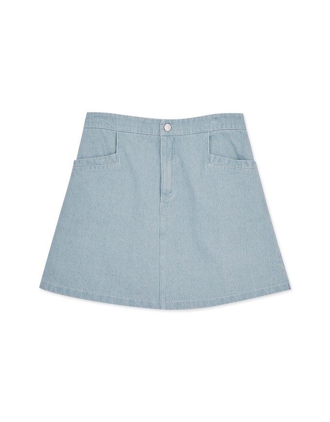 Elevated Casual Denim Skirt