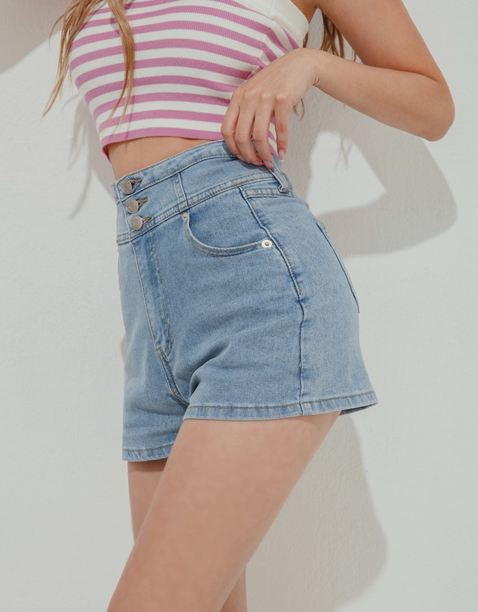 Breezy Cooling No Filter Slimming Denim Shorts