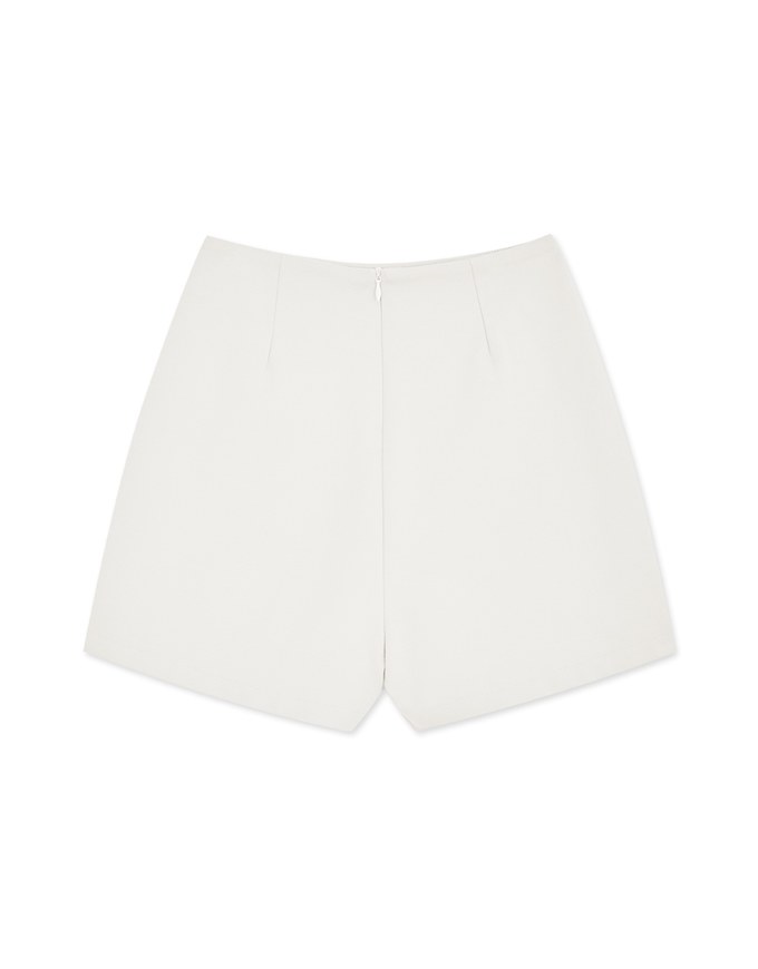 K-Pop Slimming Slit Petal Design Skort