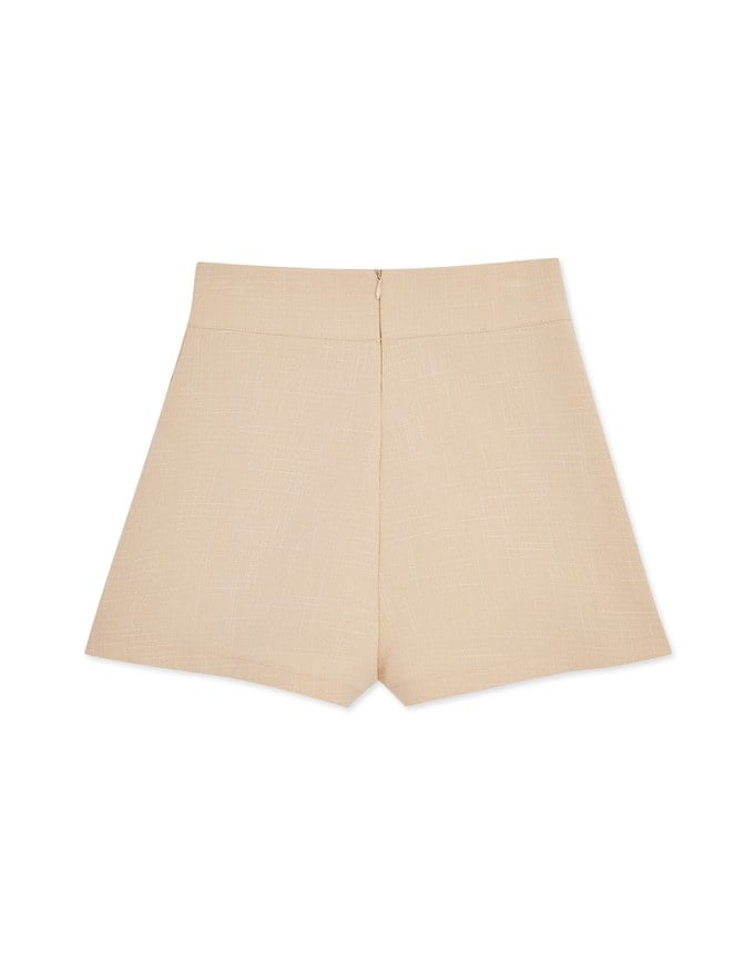 Plain Color High Waist Shorts