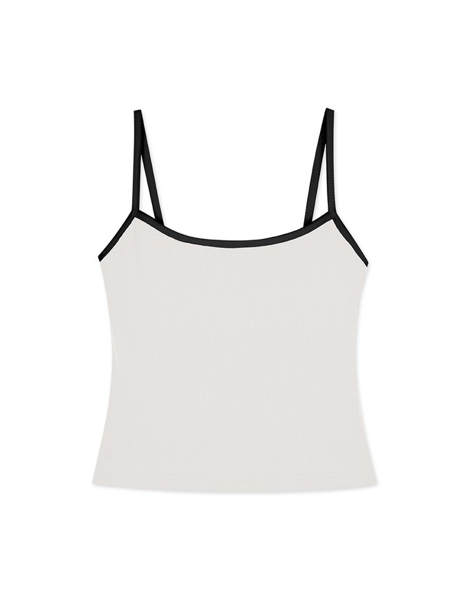 Contrast Color Cami Top (With Padding) - AIR SPACE