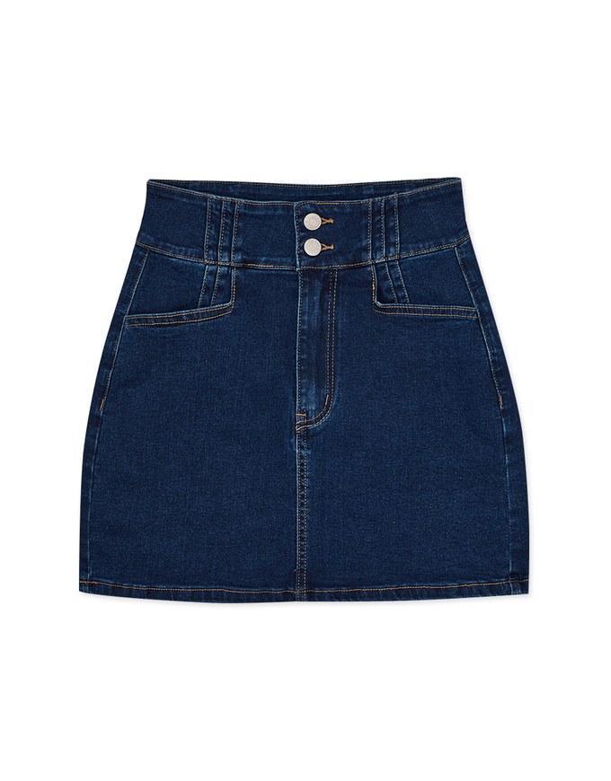 Mermaid Waistline Denim Skirt