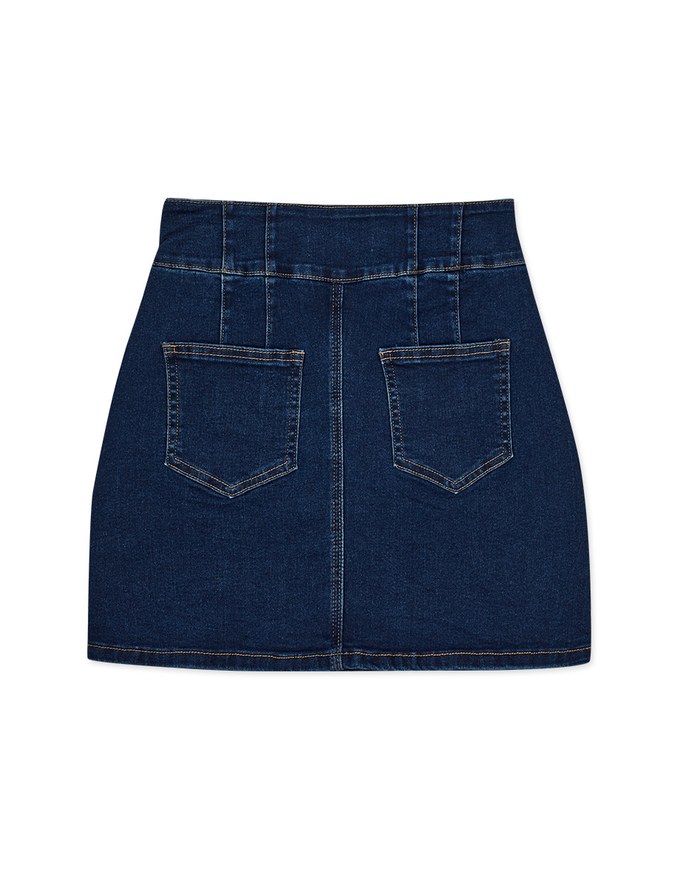 Mermaid Waistline Denim Skirt