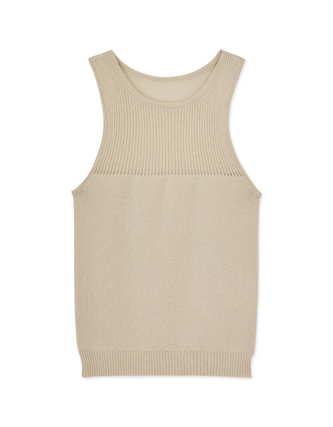 Micro Transparent Knitted Vest