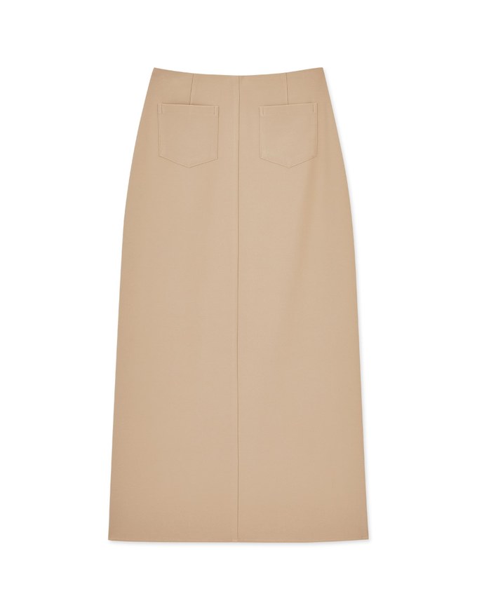 Warm Up Slit Maxi Skirt