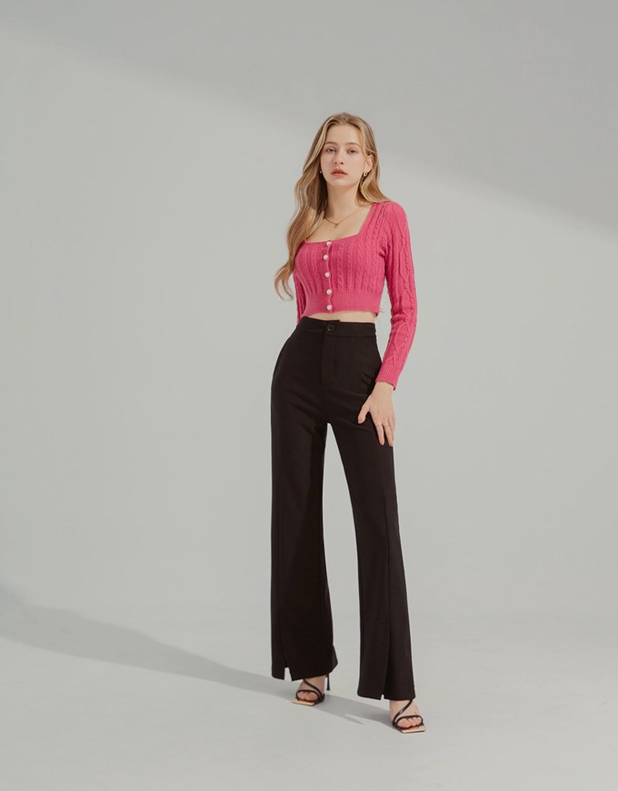 Warm Up Slit Long Pants