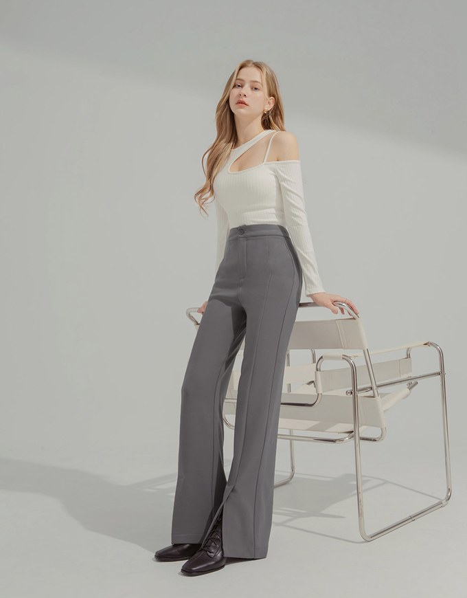 Warm Up Slit Long Pants