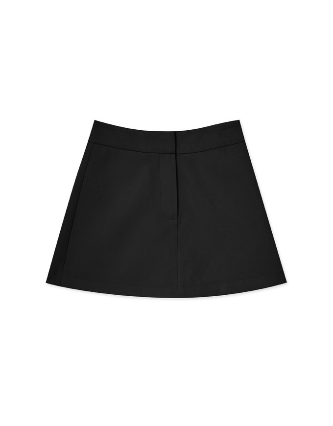 Plain Silky Skort