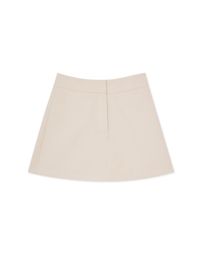 Plain Silky Skort