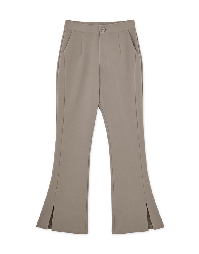 High Elastic Slit CEO Suit Pants